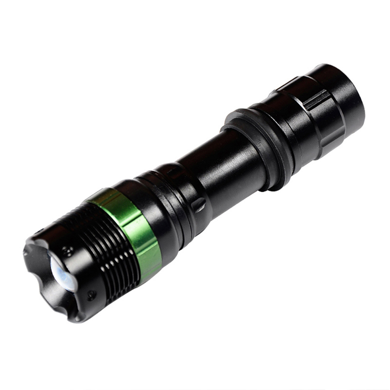 三极户外(Tri-Polar) TP3338 防水变焦强光手电筒 黑色高清大图