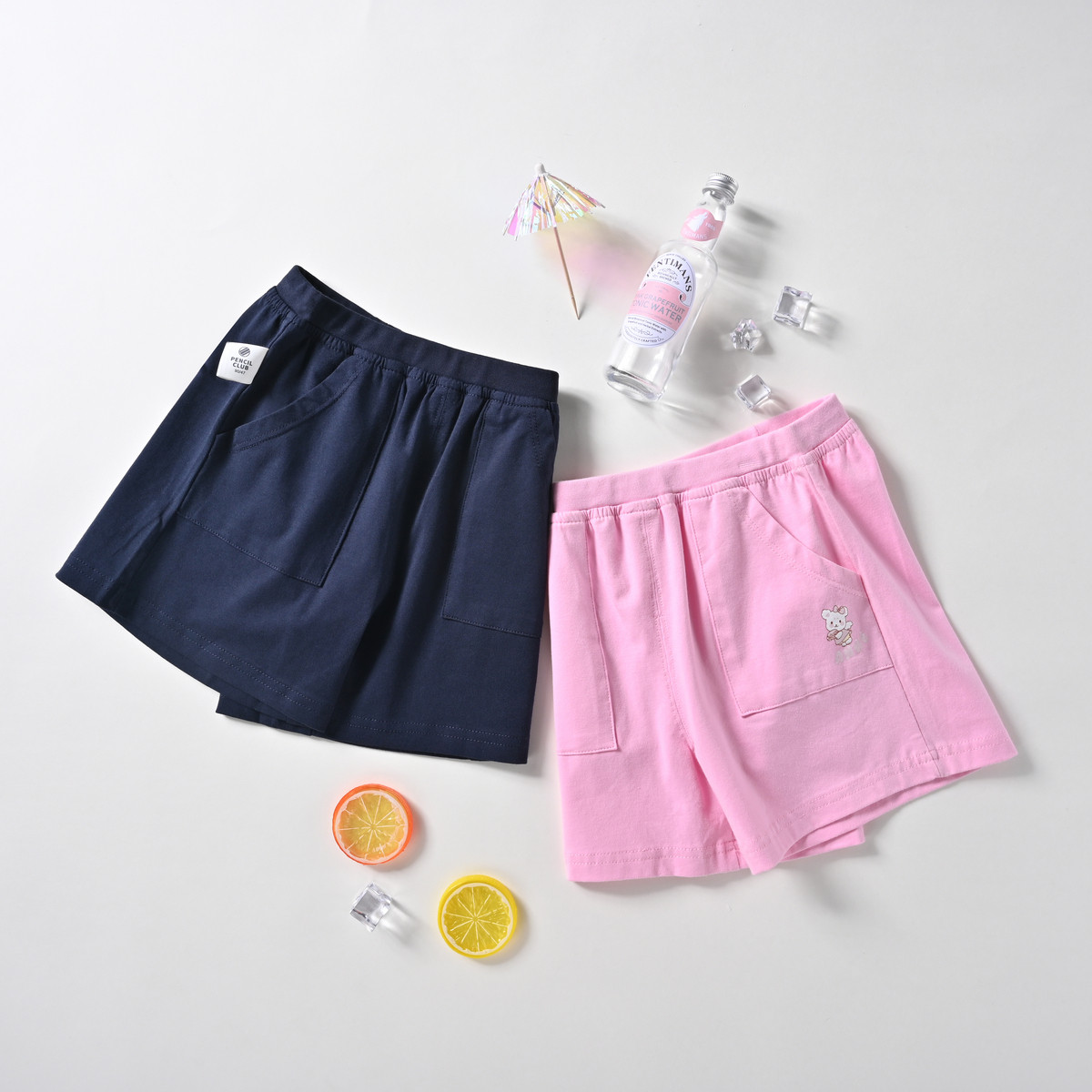 [直降价:29元]铅笔俱乐部童装女童短裤2025夏装新款儿童休闲裤子小女孩五分裤