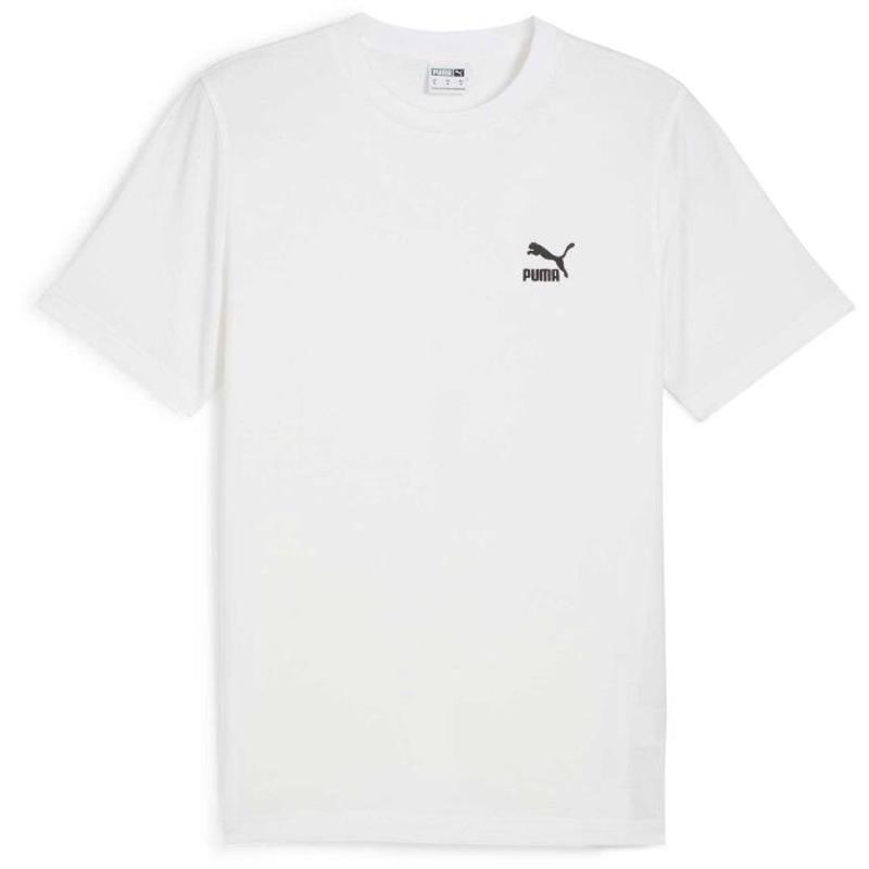 彪马(Puma)PUMA男士经典小巧logo印花圆领短袖T恤休闲运动潮牌纯
