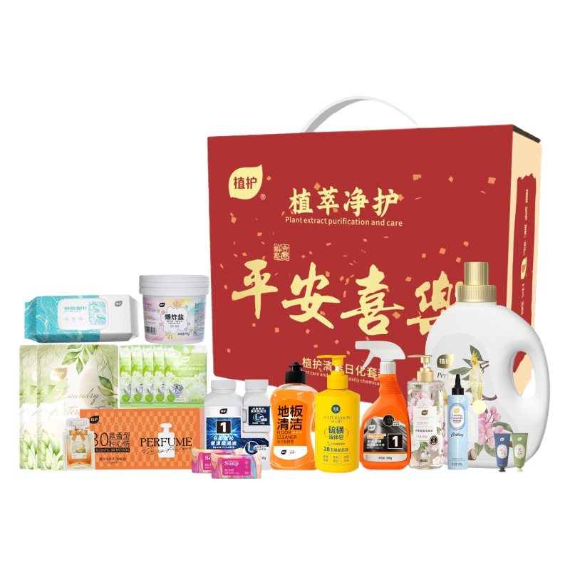 植护日化套装舒缓亲肤温和细腻去渍柔护清新香氛ZH3990N24