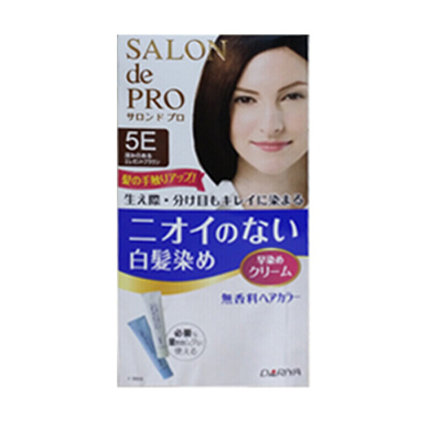 Salon De Pro日本塔丽雅白发染发膏无异味染发剂健康染发快速染发1剂40g+2剂40g 7号自然黑色