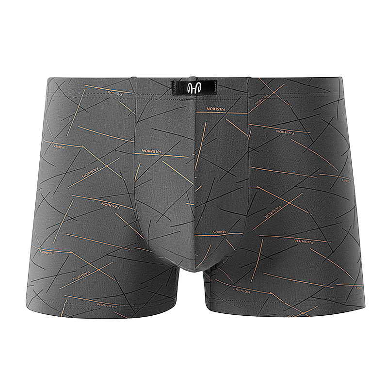 恒源祥男士内裤纯棉大码四角短裤头青少年抗菌透气平角裤男生裤衩高清大图