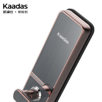 Kaadas凯迪仕智能锁V5 指纹密码锁 家用防盗门锁 电子锁 全新升级 蓝牙解锁 钛黑