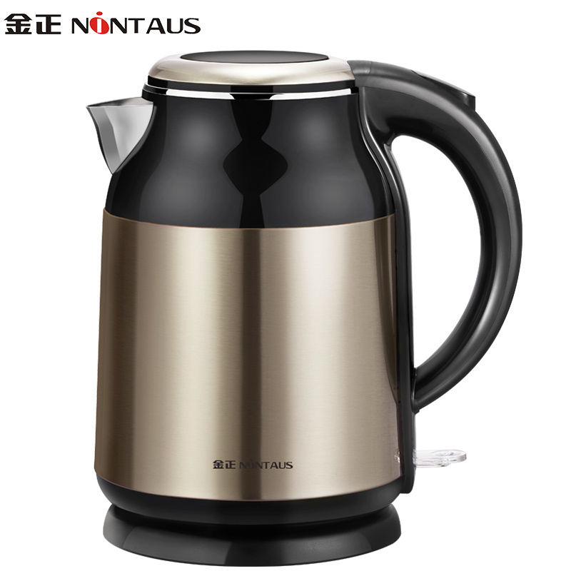金正(NiNTAUS)A01电热水壶 1.8L大容量电水壶304食品级不锈钢 多层防烫电水壶 烧水壶 开水壶