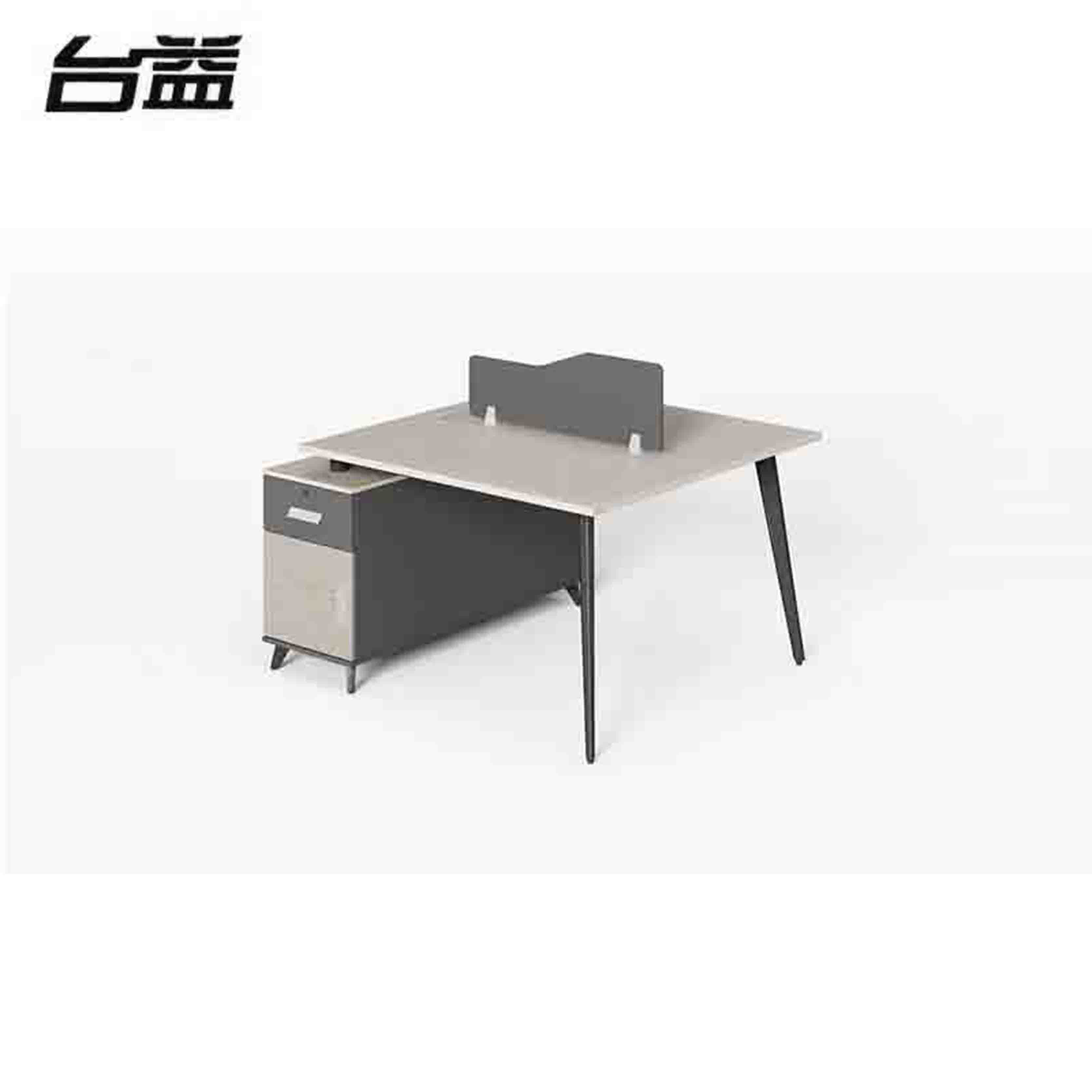 台益 工位办公桌 双入屏风工位 TY-GW2024131 1200*1200*750mm 张高清大图