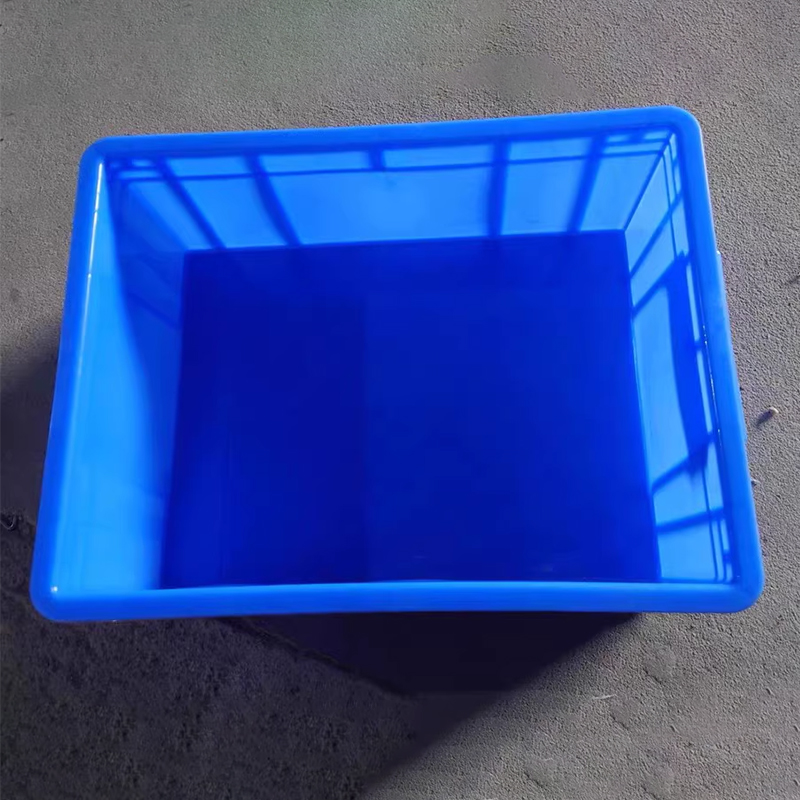 翌嘉 YJ5091054 加厚周转框 整理筐中转运输胶框 495*355*270mm 蓝色高清大图