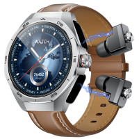 塞尔兰斯（Sayrelances）Watch 7 plus 灰色 智能心率测量运动通话带蓝牙耳机跑步通勤手表