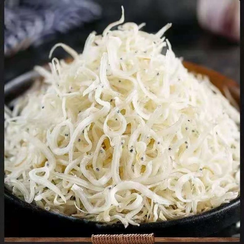 赛卡伊银鱼干即食淡干小银鱼干小鱼仔丁香鱼干海鲜干货批发