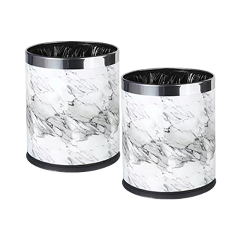 卫未来 酒店垃圾桶 白大理石纹 个高清大图