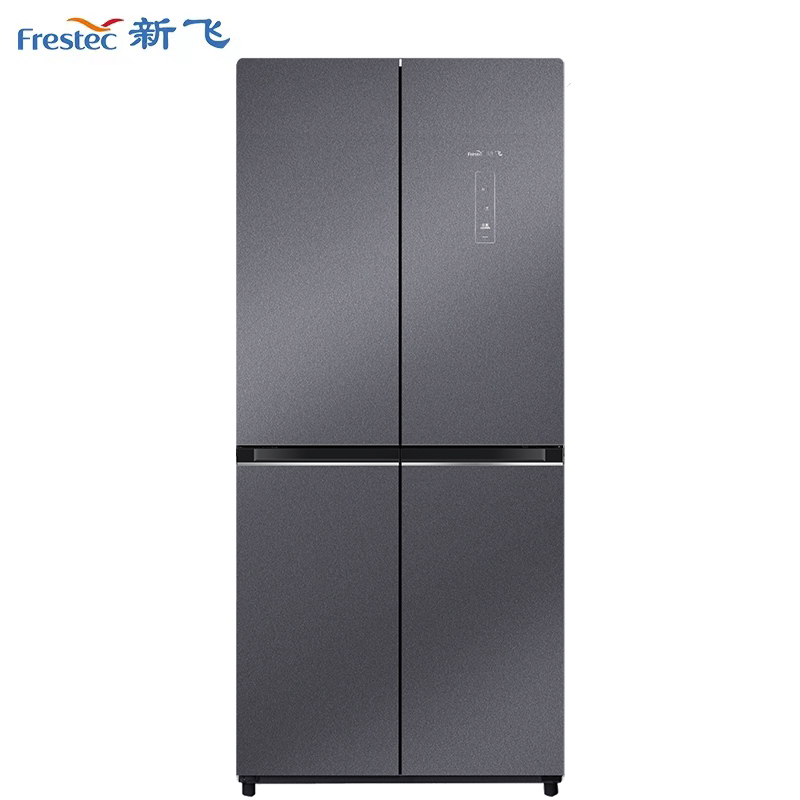 新飞（ Frestec）445升十字对开门多门超薄冰箱 变频一级 风冷无霜 彩晶玻璃面板 BCD-445WG8F