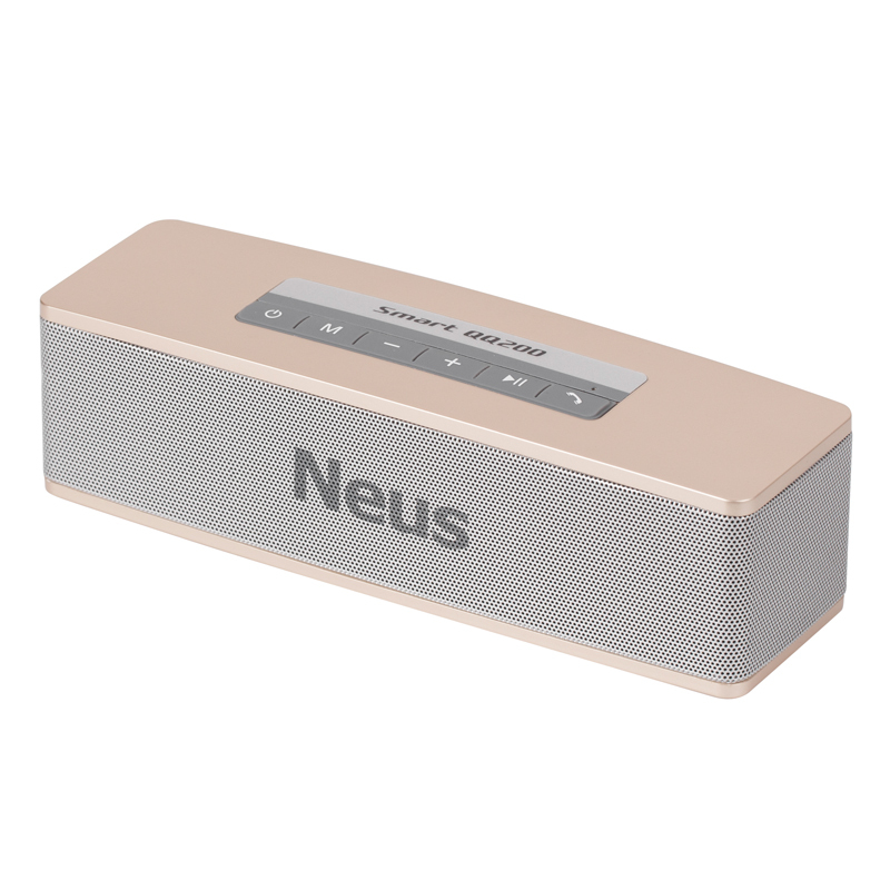 Neus/纽斯 Smart QQ200 无线HIFI蓝牙音箱迷你小音响手机便携插卡 黑色