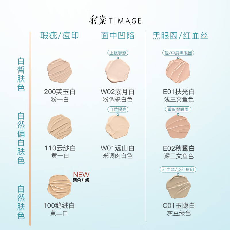 彩棠云缎无瑕修颜液200芙玉白6ml高清大图