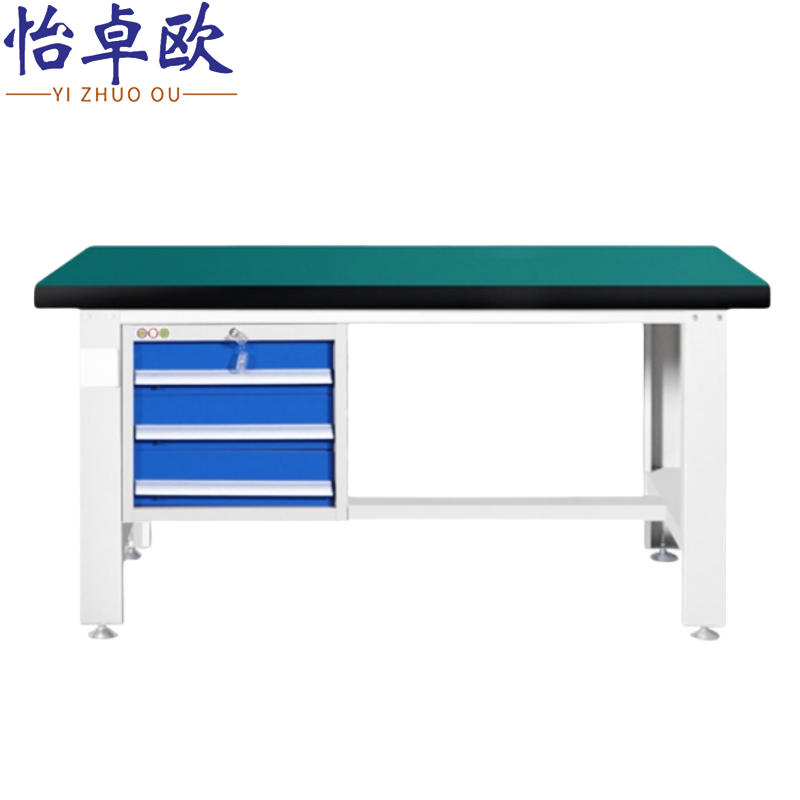 怡卓欧钳工台1.5米吊三抽张高清大图