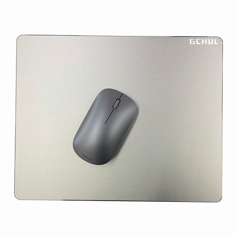 杰储（GCHUL） D150 加大款铝合金双面 鼠标垫(计价单位：个) 银色