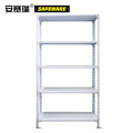 安赛瑞 仓储轻型货架90X50X180=5层 60kg/层仓库储物架白色26206