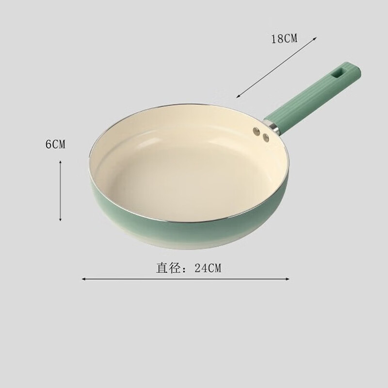 乐美雅(Luminarc) 32cm不粘锅+24cm汤锅+24cm平底锅 卡德堡陶瓷不粘锅具套装高清大图