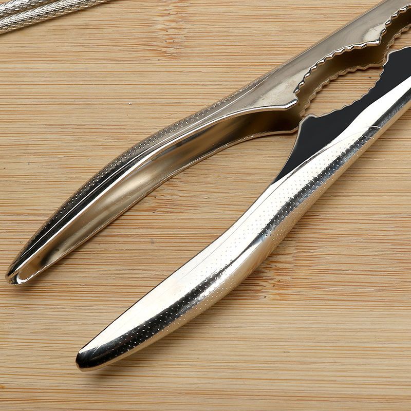 吃蟹工具家用套装剥螃蟹钳夹神器大闸蟹钳子拆蟹吃螃蟹工具蟹八件视频