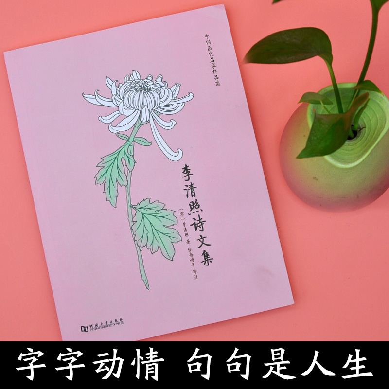 [正版]李清照诗词集全注音版诗词文全集无删减 半世烟雨半世落花古典诗词婉约派易安居士李清照词传千古才女的诗词一生中国古高清大图
