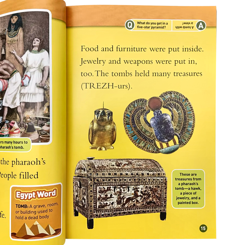 [正版]国家地理埃及记录合集英文原版绘本National Geographic Readers Egypt Colle高清大图