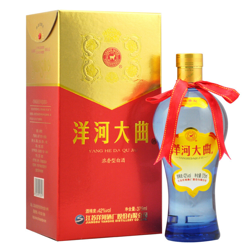 洋河大曲42度500ml*6瓶 整箱装