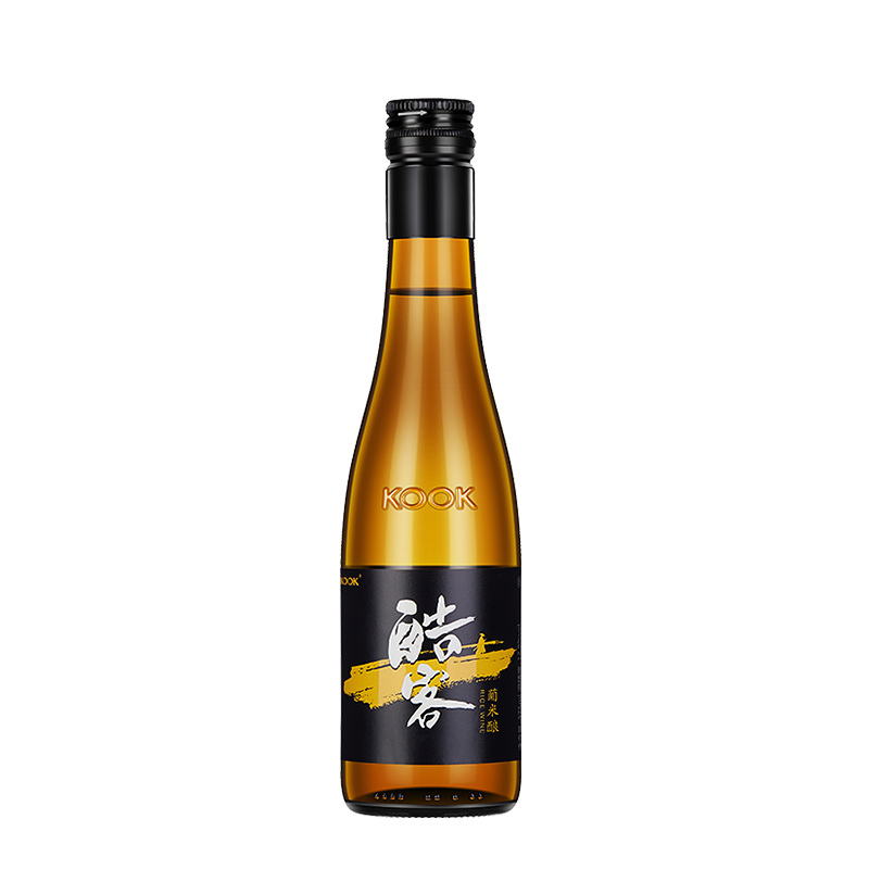 酷客kook葡米酿黄酒混酿黄酒微醺黄酒半干型128度375ml单瓶装视频