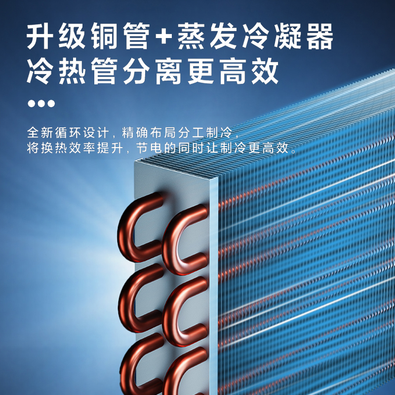 澳柯玛大3匹工业移动空调商用直吹式冷风机冷风扇机房降温空调一体冷气机 三管单冷KY-65/11PM(A)