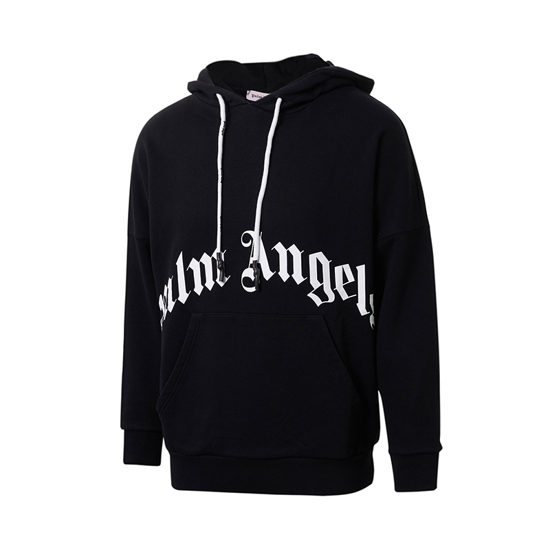 PALM ANGELS 2020新品 男士Logo徽标骷髅印花连帽卫衣