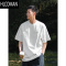 HLCOMANBDLS CityBoy日系休闲宽松纯色印花短袖T恤男夏季新款圆领上衣男