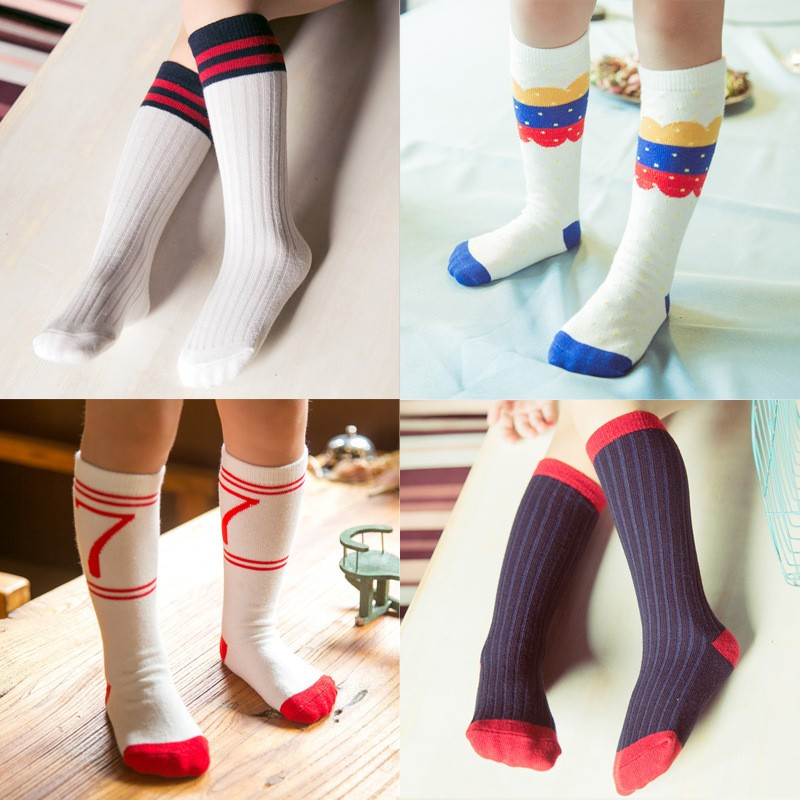 男童袜子纯棉长筒地板袜小孩宝宝袜薄款学生袜女童棉袜儿童袜春秋