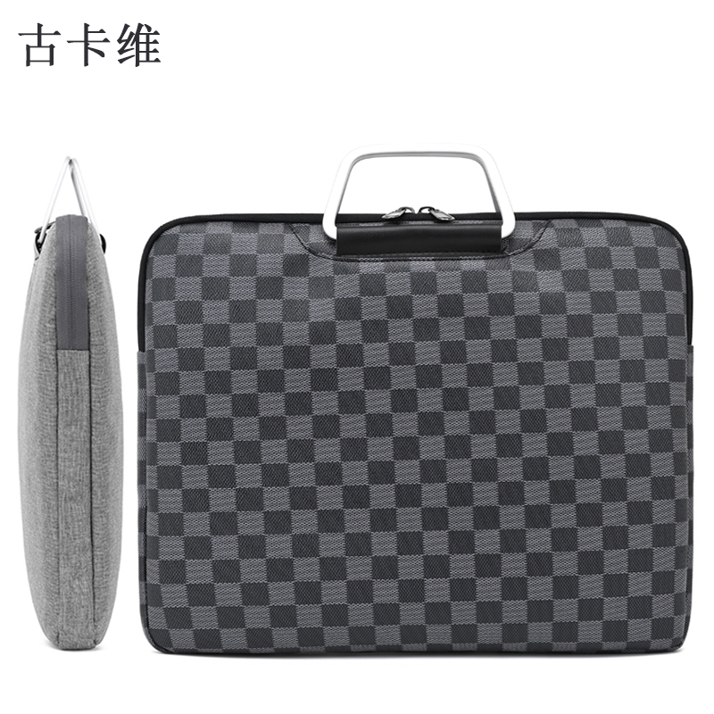 古卡维事务包会议文件资料包手提包(灰色)DXYZ566-1高清大图