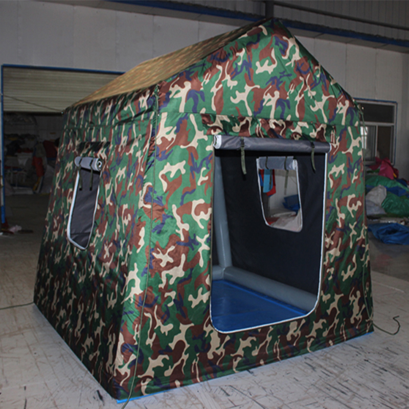 鲁圣源 篷布充气帐篷 2.2*2.2*2.2m 个高清大图