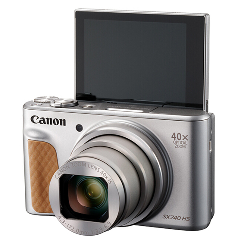佳能(Canon) PowerShot SX740 HS 银色 数码相机 约2030万像素 3英寸屏