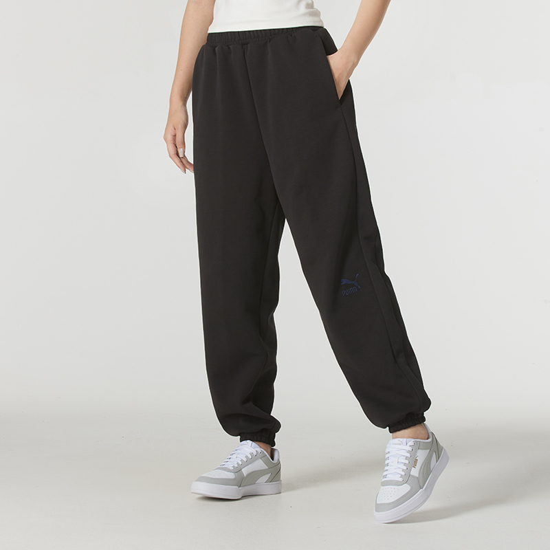 彪马(Puma)女裤新款户外健身训练舒适运动裤简约跑步休闲裤长裤628132-01 ZP