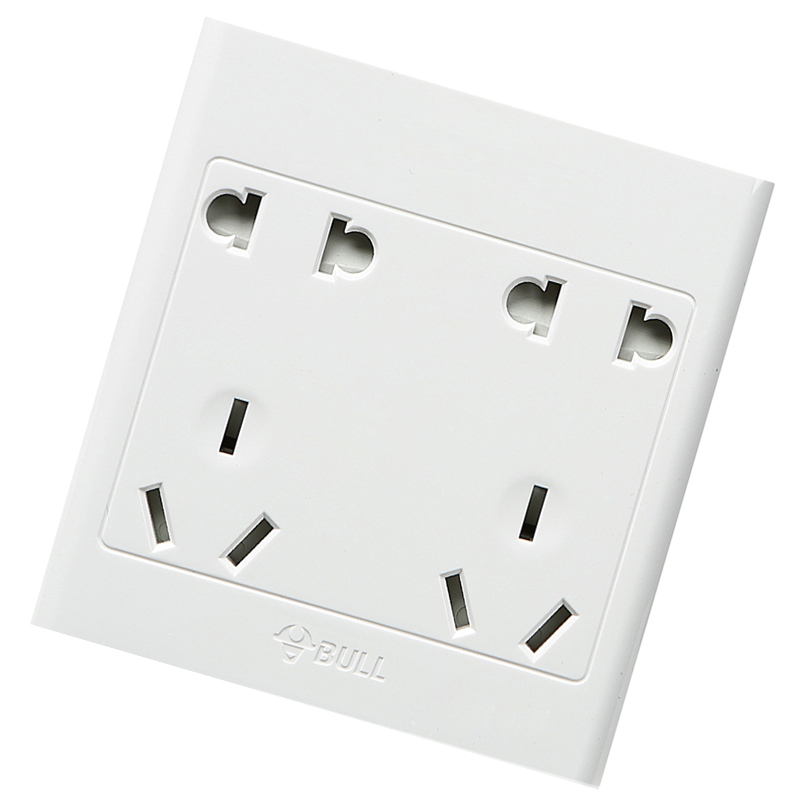 公牛(bull) g09z423 明装开关插座 g09系列 十孔电源墙壁开关面板 86