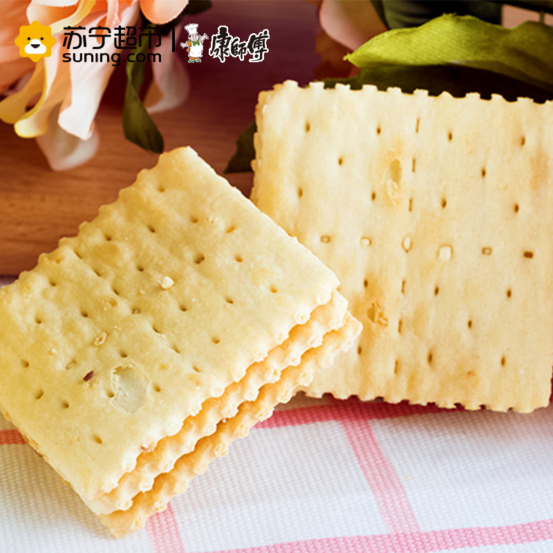 康师傅 3+2苏打夹心饼干（番茄沙拉味）125g/袋