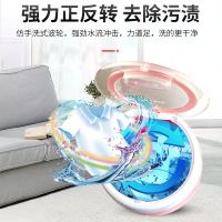 2.6KG折叠式半自动 蓝色 奥克斯半全自动婴儿童宝宝迷你内衣内裤洗衣机家用小型折叠便携式定制商品
