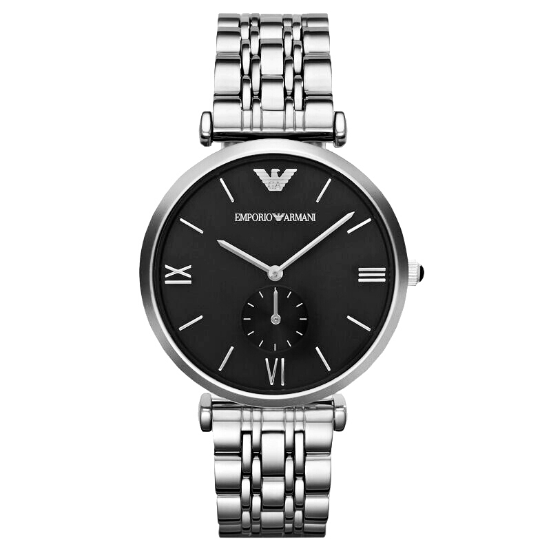 阿玛尼(EMPORIO ARMANI)男士手表 欧美品牌时尚休闲商务石英表男 AR1676