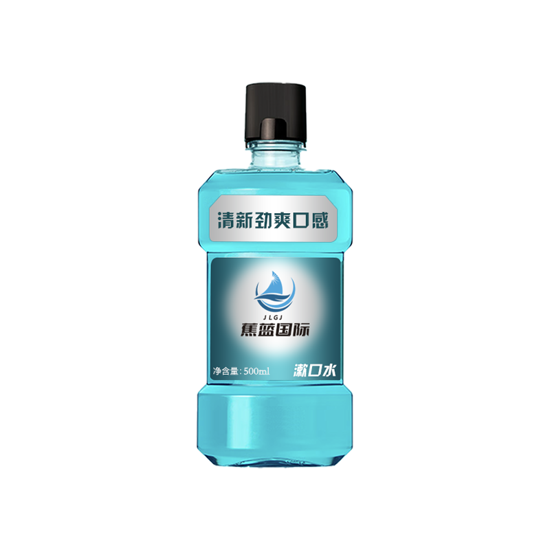 蕉蓝国际 清新劲爽漱口水 (500ml/瓶)减少细菌 深度清洁 清新口气
