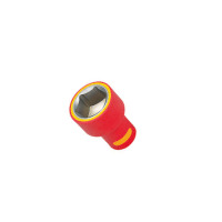 宝合(BOOHER)1/4"系列双色绝缘6角公制套筒12mm YX