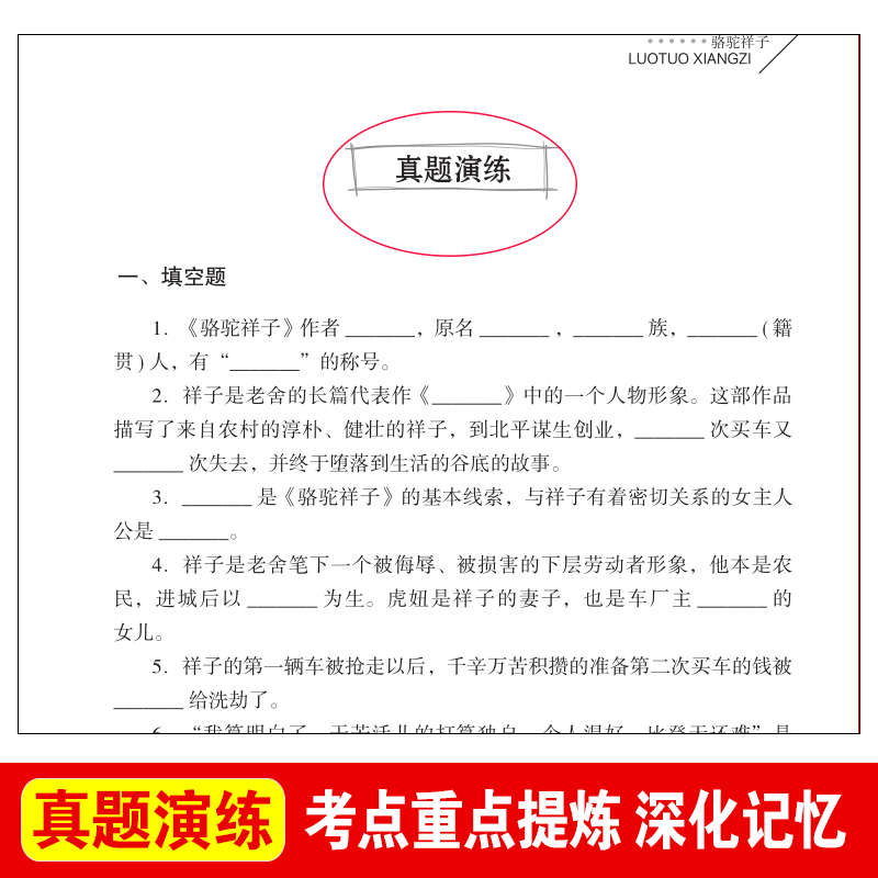 骆驼祥子原著正版老舍的书和海底两万里小学初中六七年级课外书籍下册 无障碍阅读 导读版青少年版天地出版俗世奇人冯骥才儒林外高清大图
