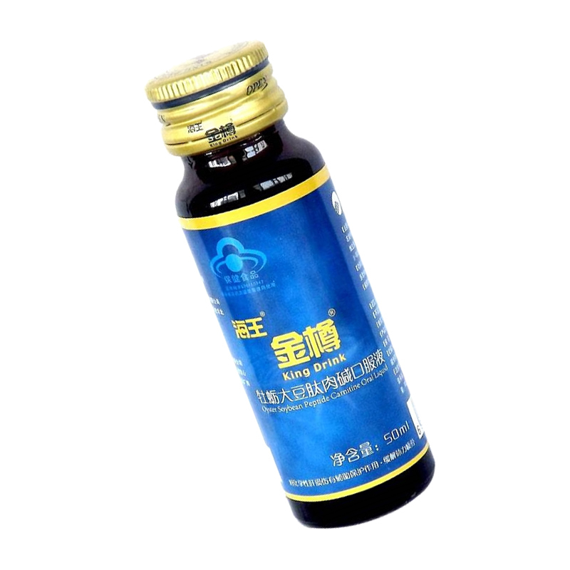 海王金樽牡蛎大豆肽肉碱口服液 50ml*5瓶 南宁海王高清大图