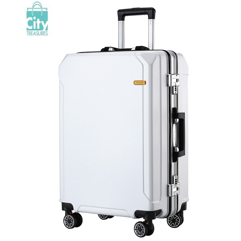 bangdou加厚铝框行李箱大容量拉杆箱万向轮20寸男女学生密码皮箱子28