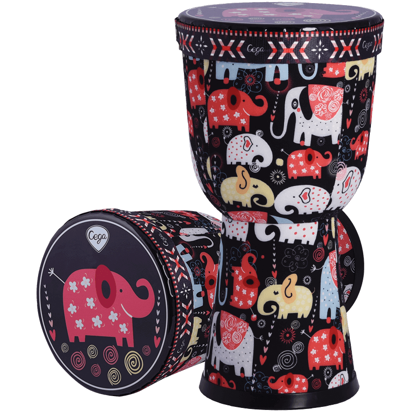 儿童非洲鼓幼儿园标准8寸10寸炎幼儿非洲手鼓手拍鼓乐器初学者大8蓝色