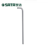 世达(SATA)特长球头内六角扳手 特长L形六棱扳手球头内六角螺丝刀六棱扳手世达工具 8MM 80114