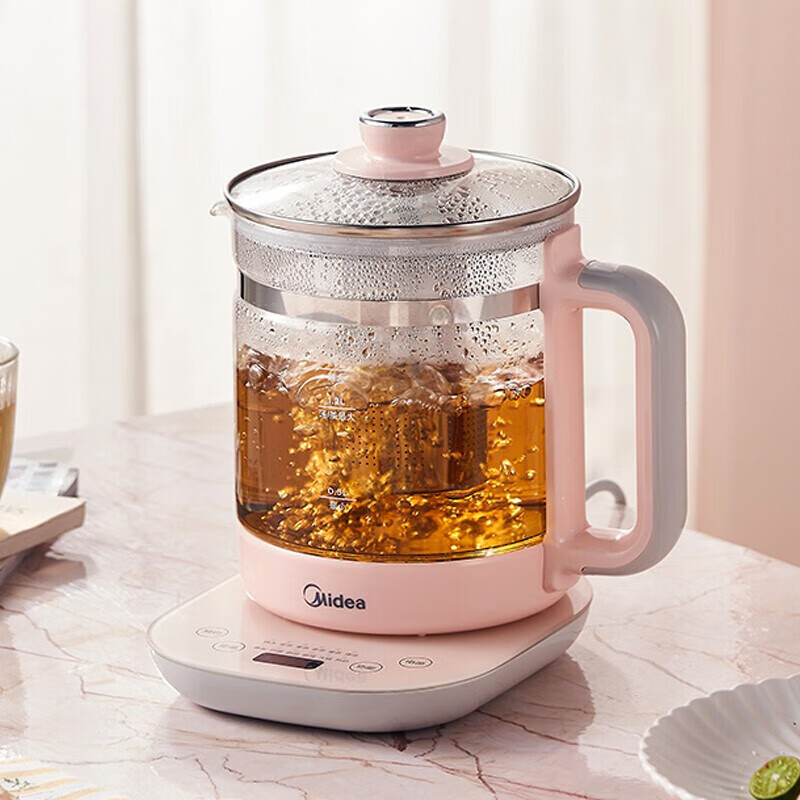 美的(Midea)养生壶MK-GE15X11家用1.5L大容量多功能花茶壶办公室养身茶壶[ZMD安心系列]