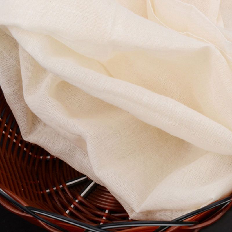 纯棉过滤纱布家用豆腐布锁边棉布蒸饭布蒸笼布高密度豆浆过滤布纯棉