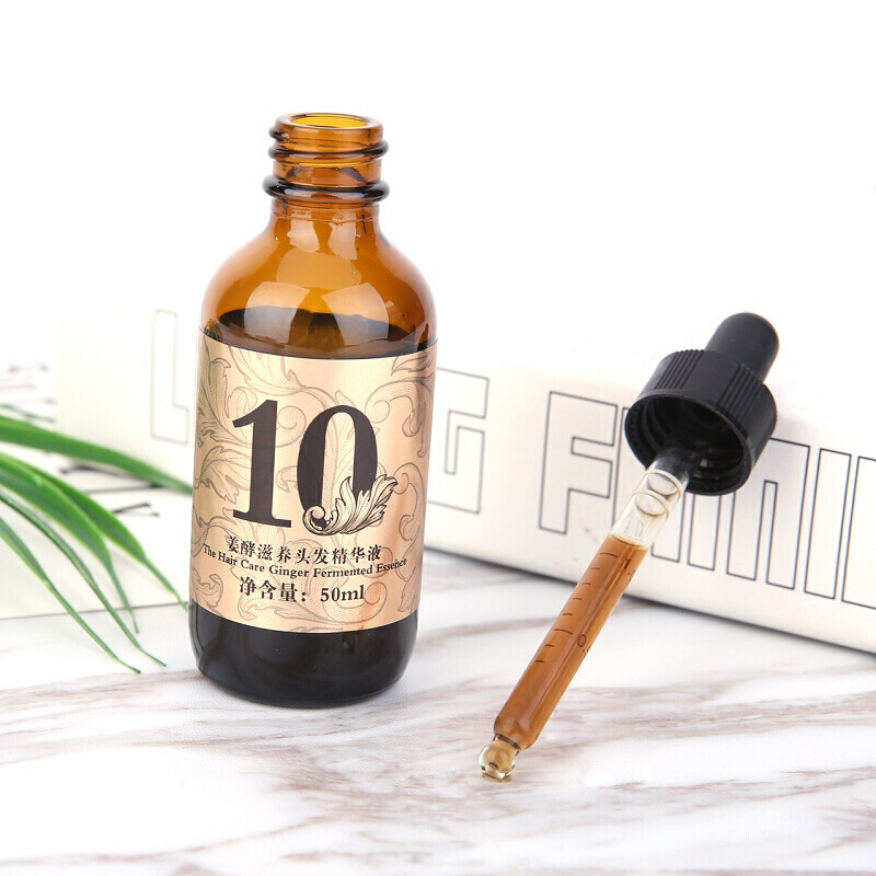 姜力10号姜酵头发精华液养护修复发根10号精华液50