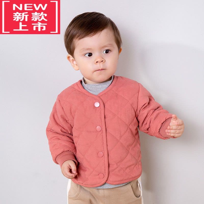 可莉允宝宝外套秋冬加绒棉衣男童加厚衣服冬季棉袄儿童保暖棉服婴儿冬装图片