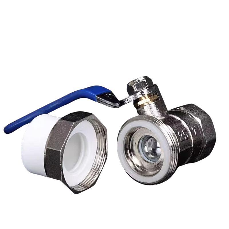 时速 PPR双活接球阀 40mm 个高清大图