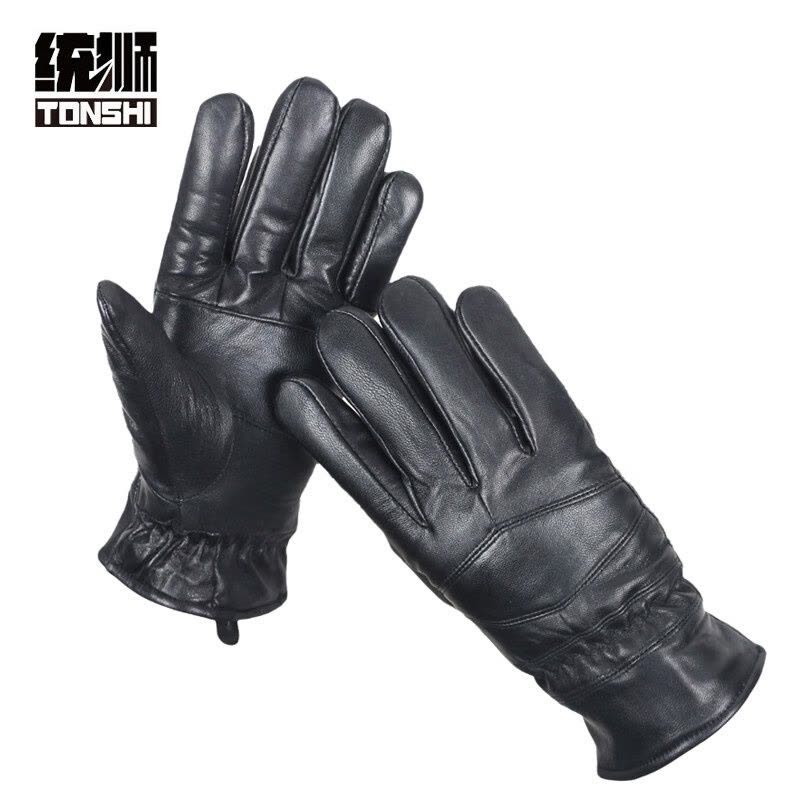 统狮绵羊皮手套 PS17 双 黑色图片